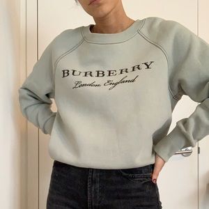 Burberry Embroidered Crewneck Sweatshirt